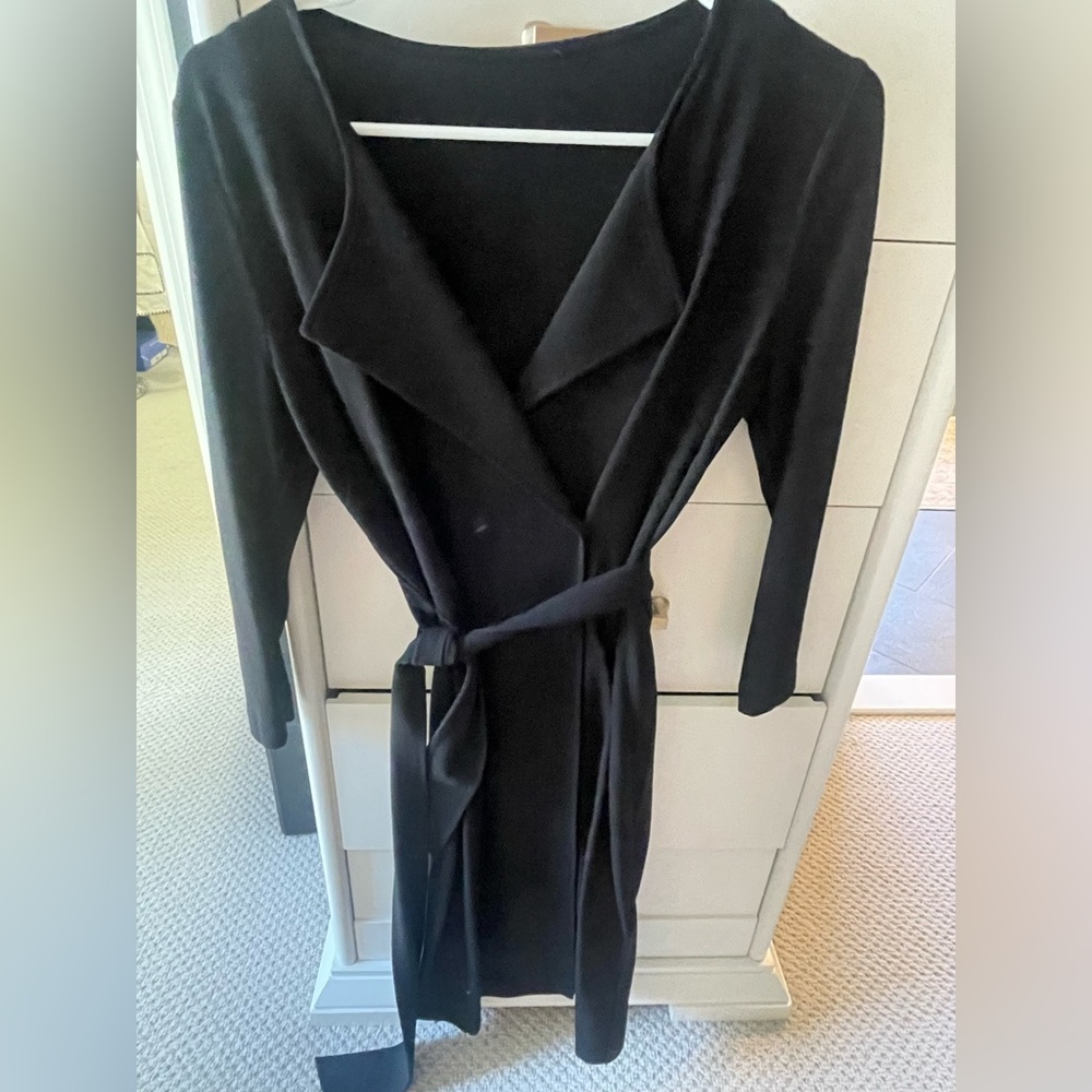 Talbots Black Wrap Dress